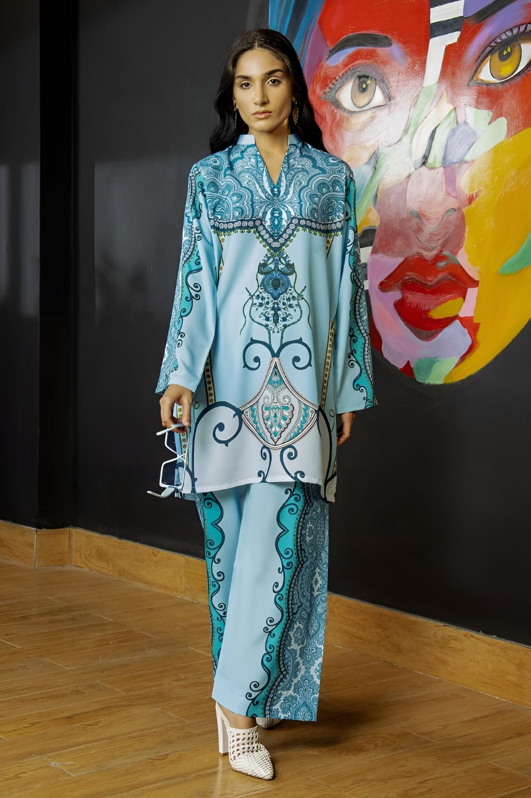 SILK CO ORD SET 2PC