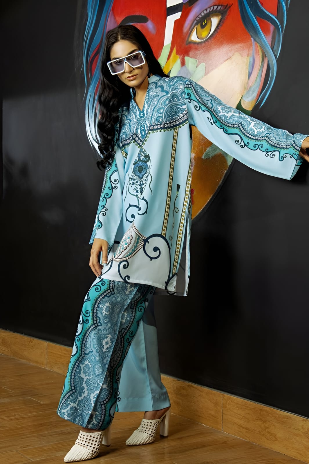 SILK CO ORD SET 2PC