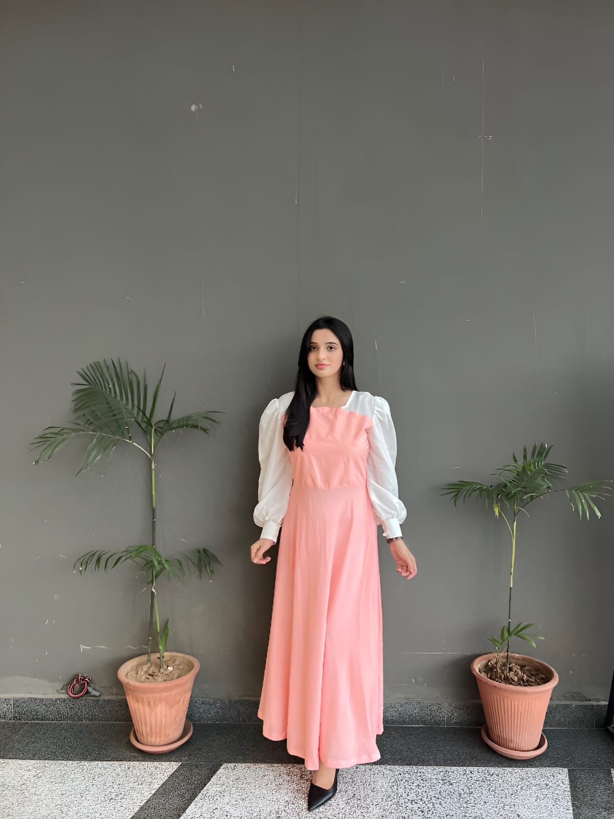 HAZEL SOFT PEACH 🍑 MAXI