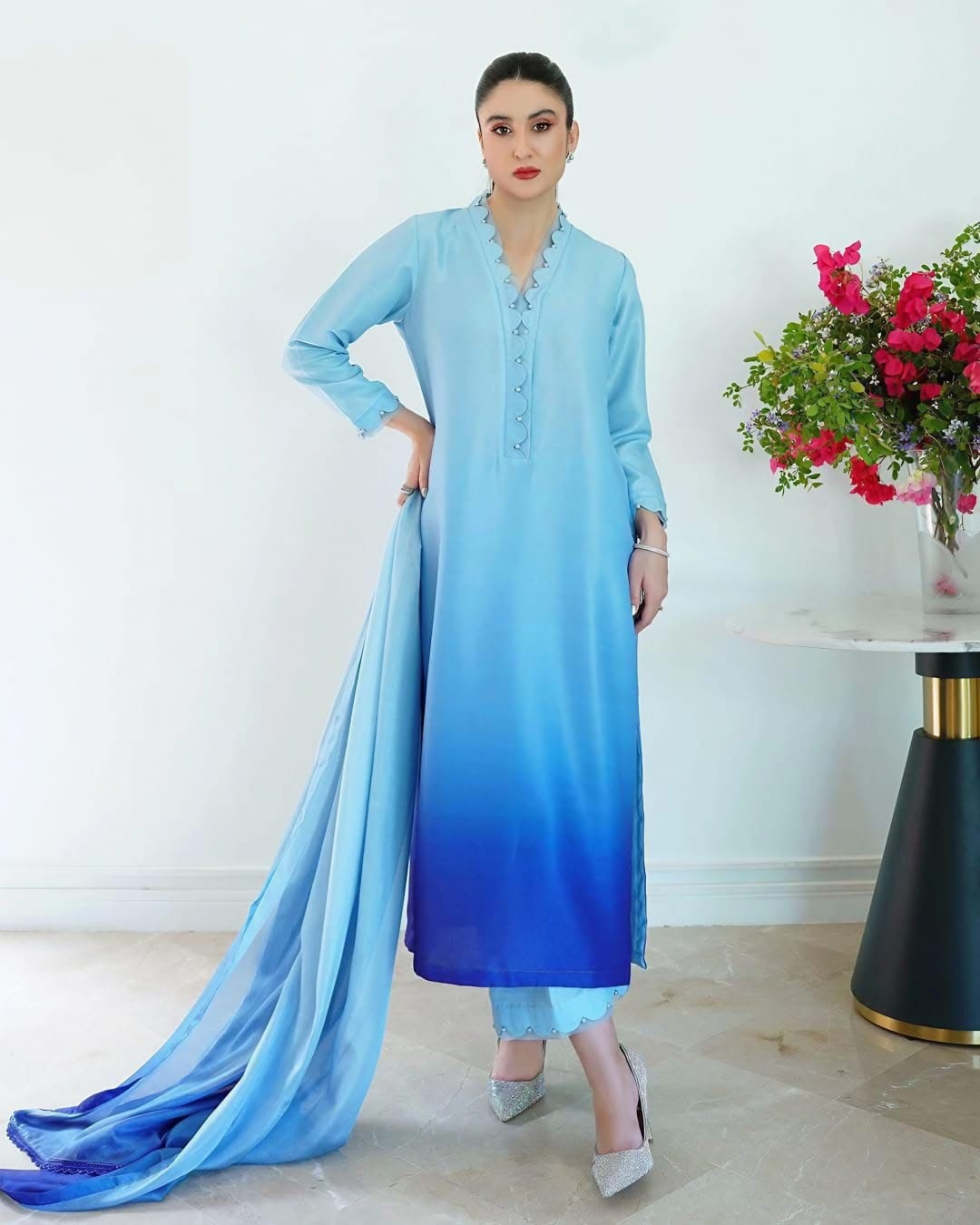 SHAMOOZ SILK PRINTED UNSTITCHED 3PC