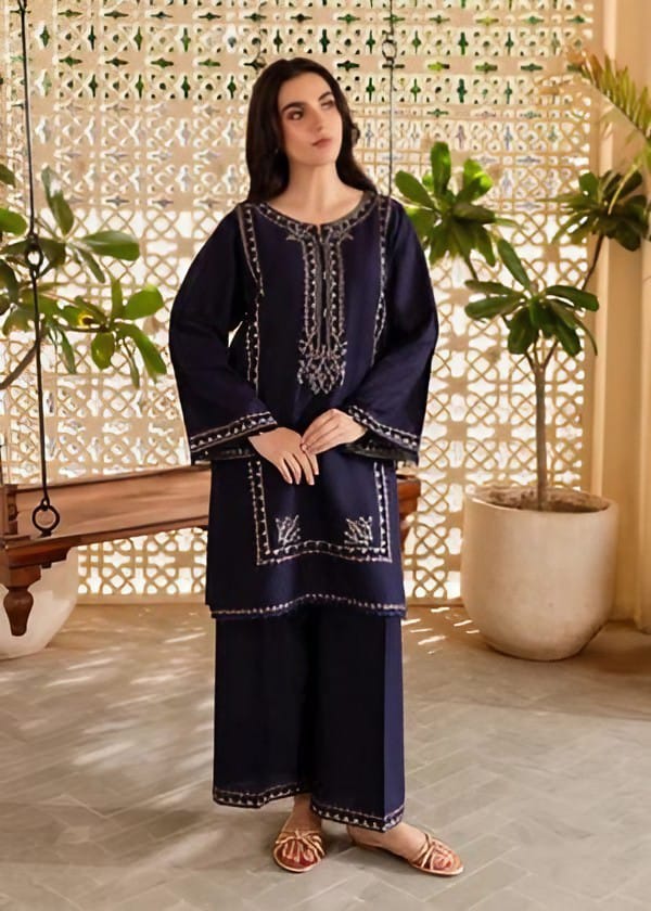 Batik 2pc Embroided Premium Dhanak