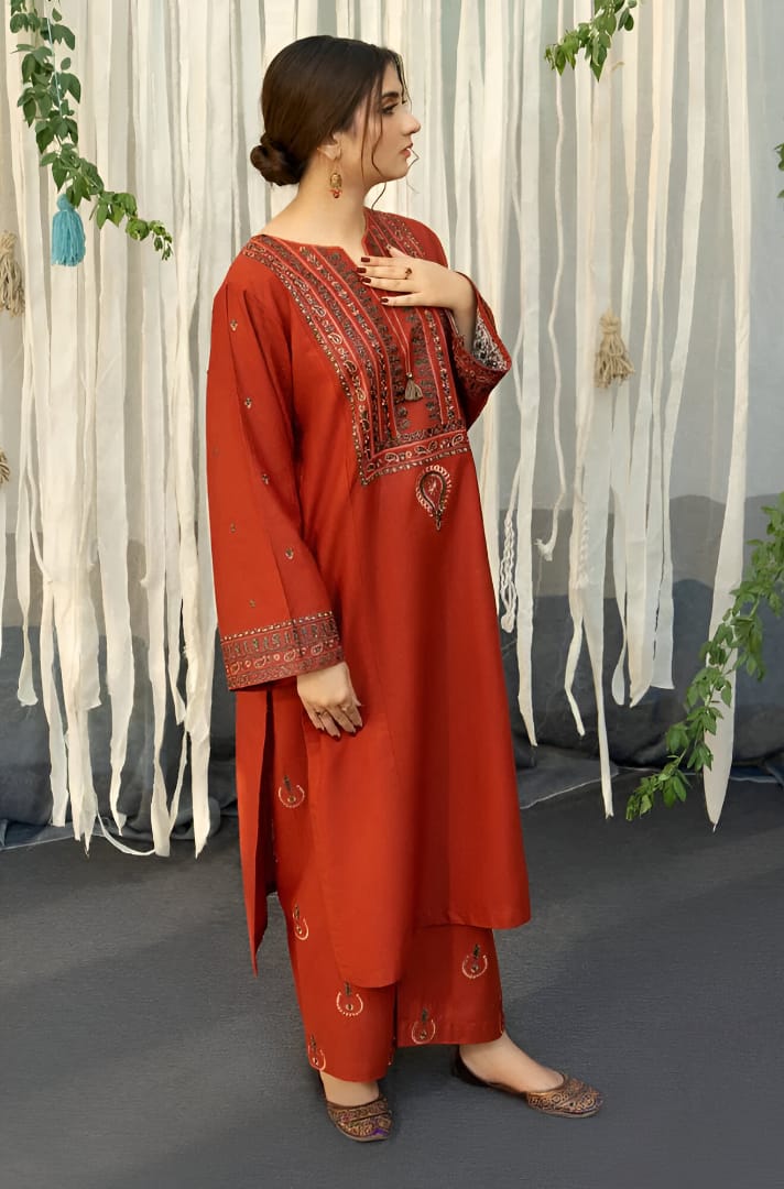 Urge Luxury 3 Pcs With Turkashi Diamond Dupatta