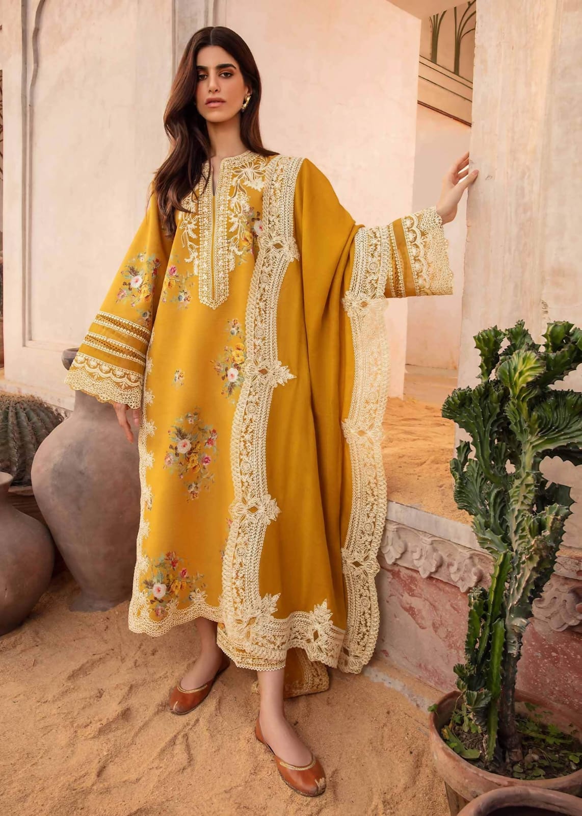 CRIMSON - Marori Tales Embroided 3pc